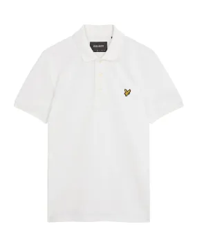 Plain Polo Shirt - White