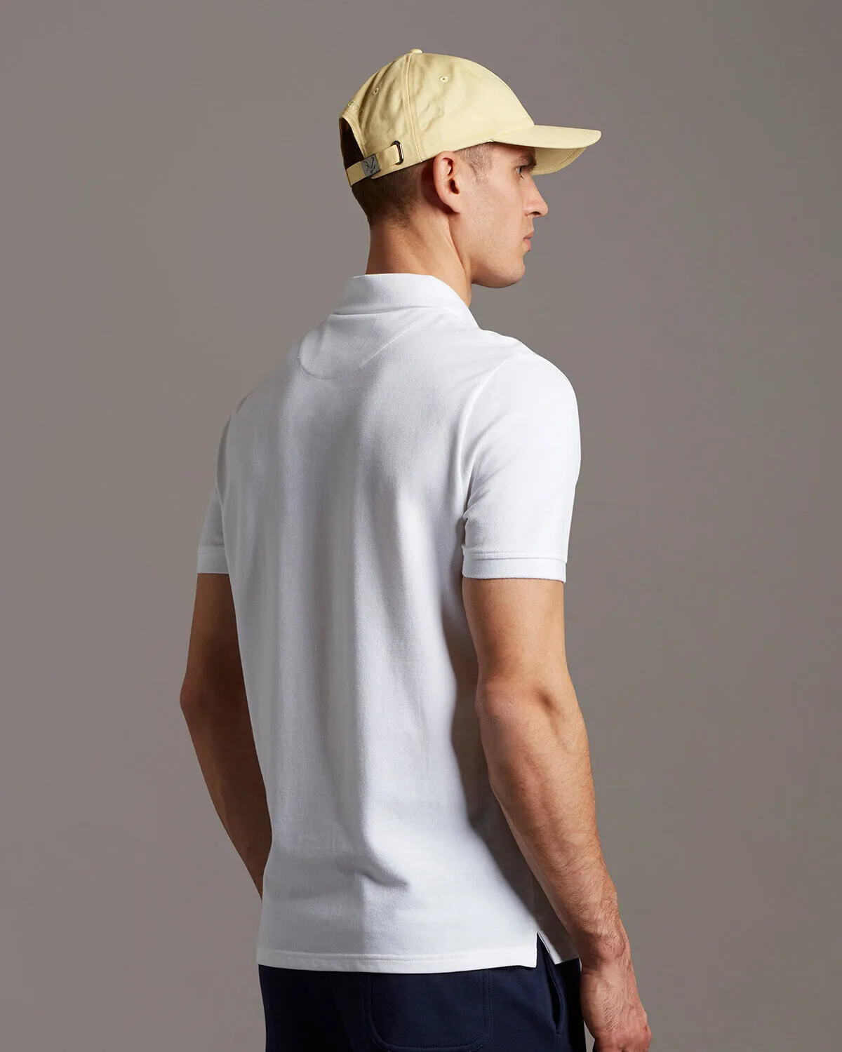 Plain Polo Shirt - White