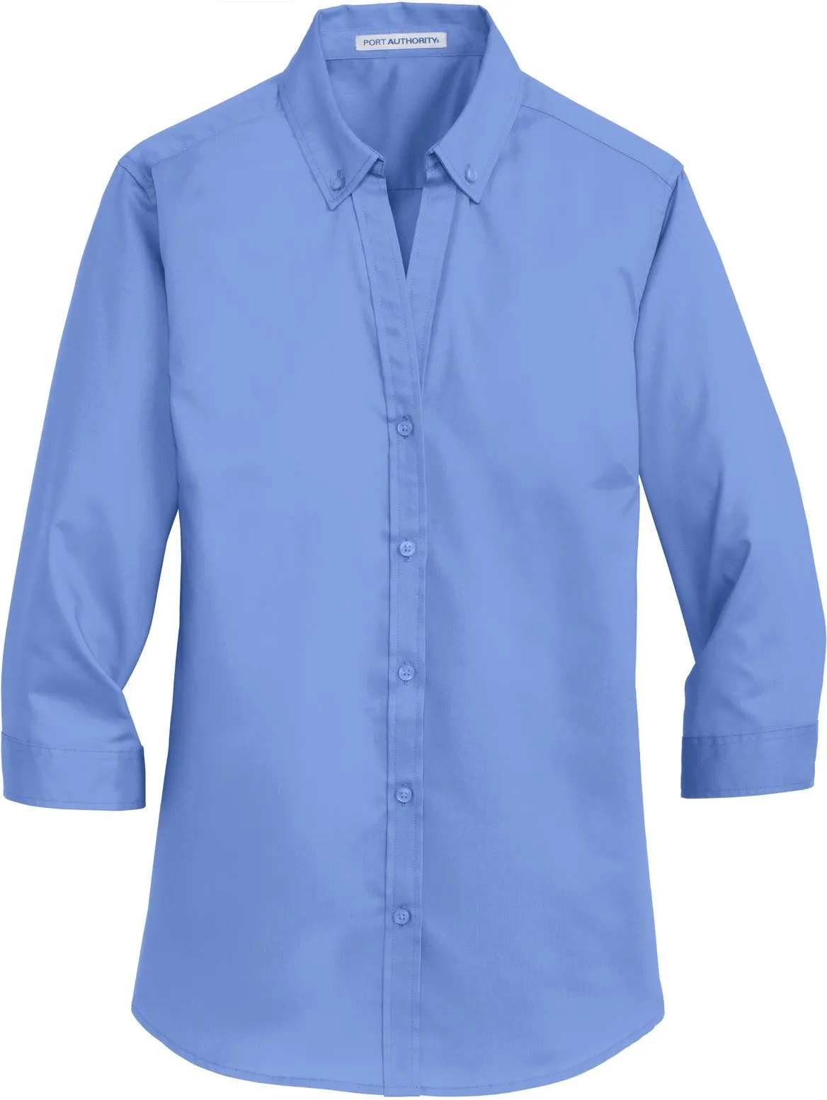 Port Authority Ladies 3/4 Sleeve SuperPro Twill Shirt