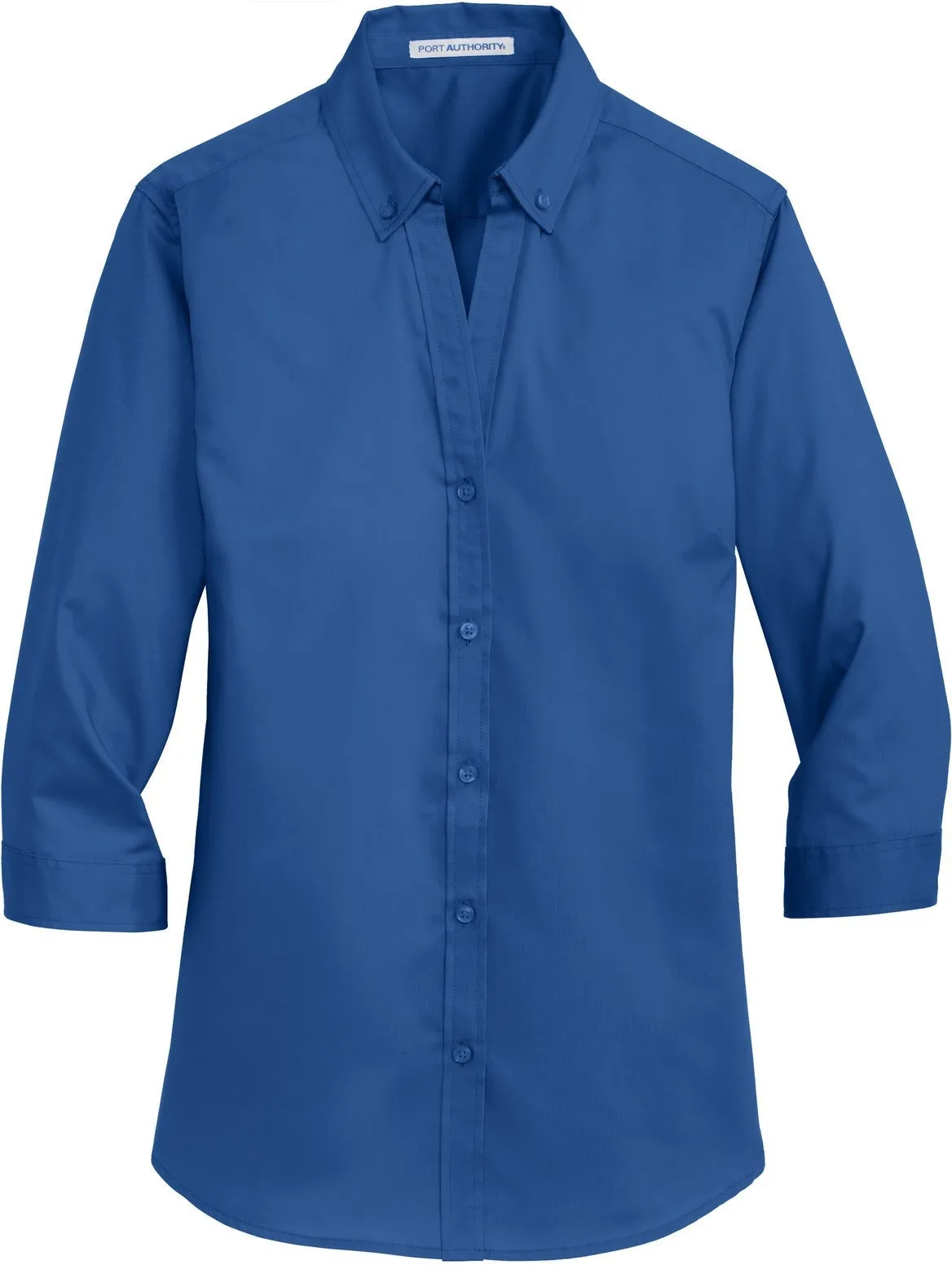 Port Authority Ladies 3/4 Sleeve SuperPro Twill Shirt