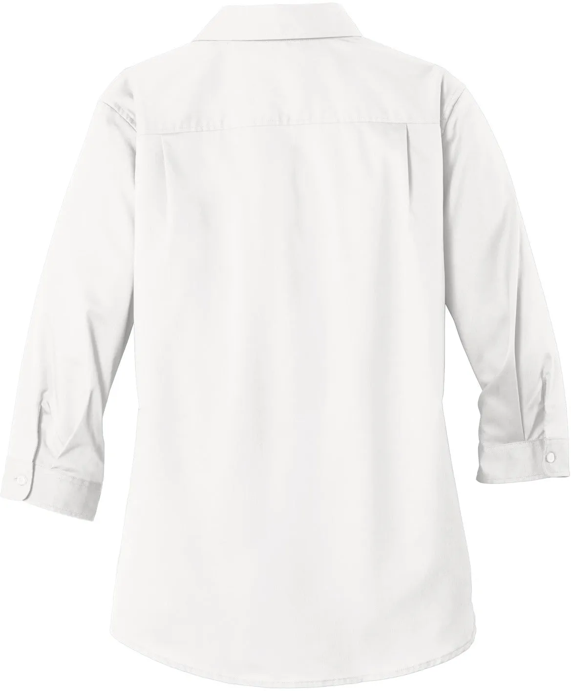 Port Authority Ladies 3/4 Sleeve SuperPro Twill Shirt