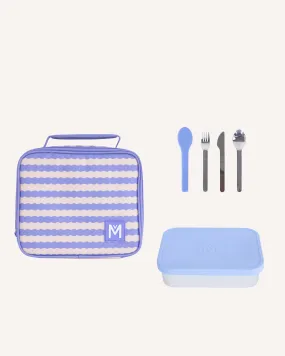 PRE-ORDER MontiiCo Medium Multiway Pack & Go Set - Ripple Cloud