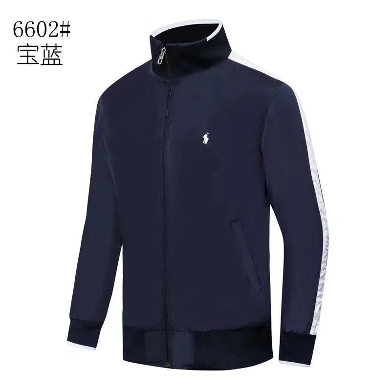 PRL Small Pony Tailored Track Jacket- Navyblue