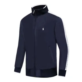 PRL Small Pony Tailored Track Jacket- Navyblue