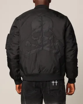 Saint Morta Hellfire Bomber Jacket Black