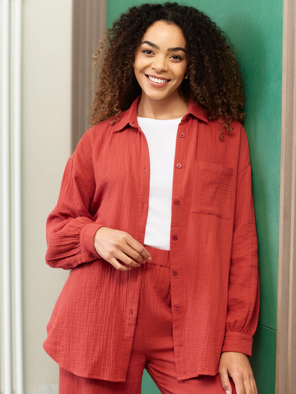 Shirt & Culottes Bundle - Deborah & Maisie - Rust