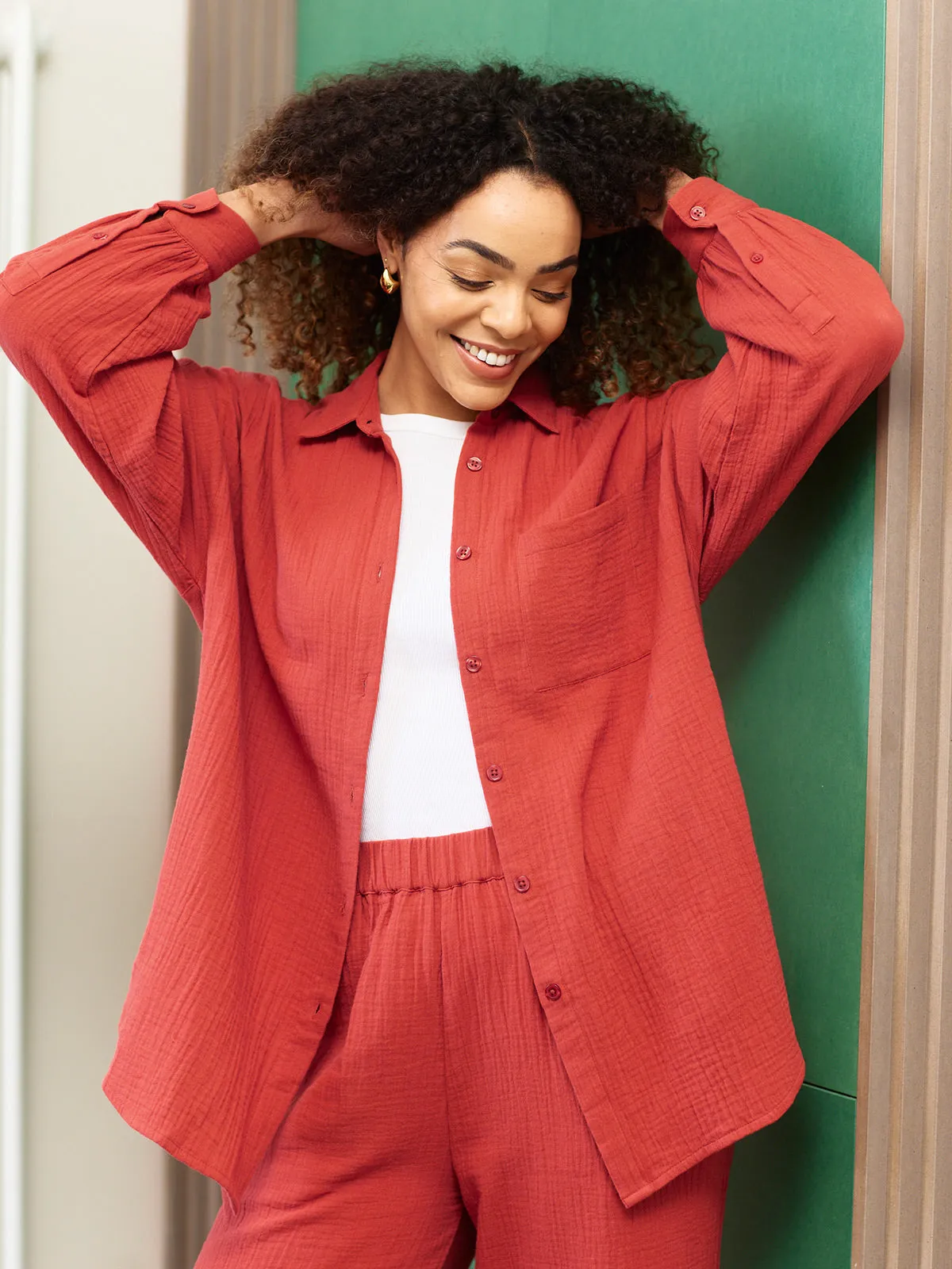 Shirt & Culottes Bundle - Deborah & Maisie - Rust