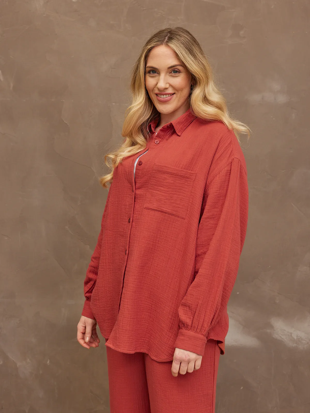 Shirt & Culottes Bundle - Deborah & Maisie - Rust