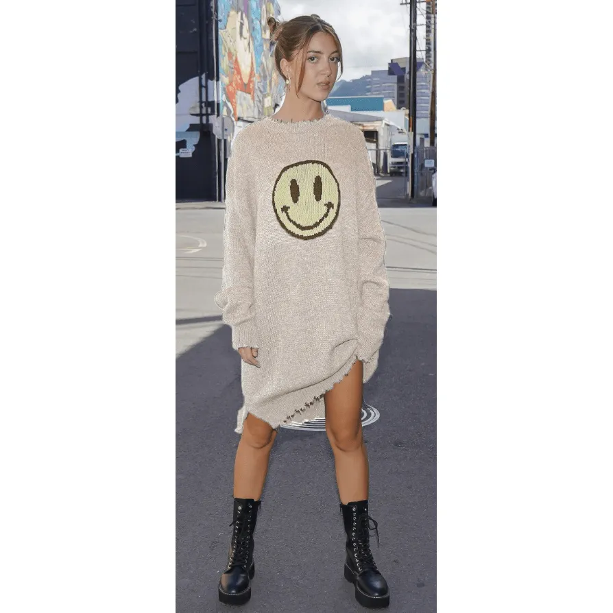 Smile sweater dress