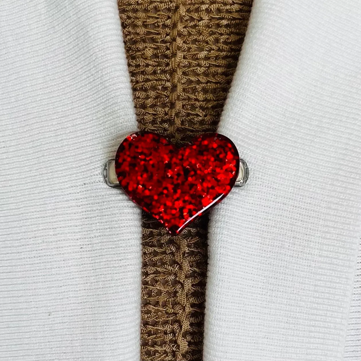 Sweater Clips Red Sweater Clip Heart Cardigan Clasp for Sweater Guard Valentine Gift for Mom Gift for Her by Fabulici