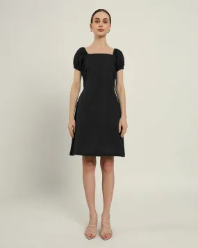 The Arar Daisy Noir Linen Dress