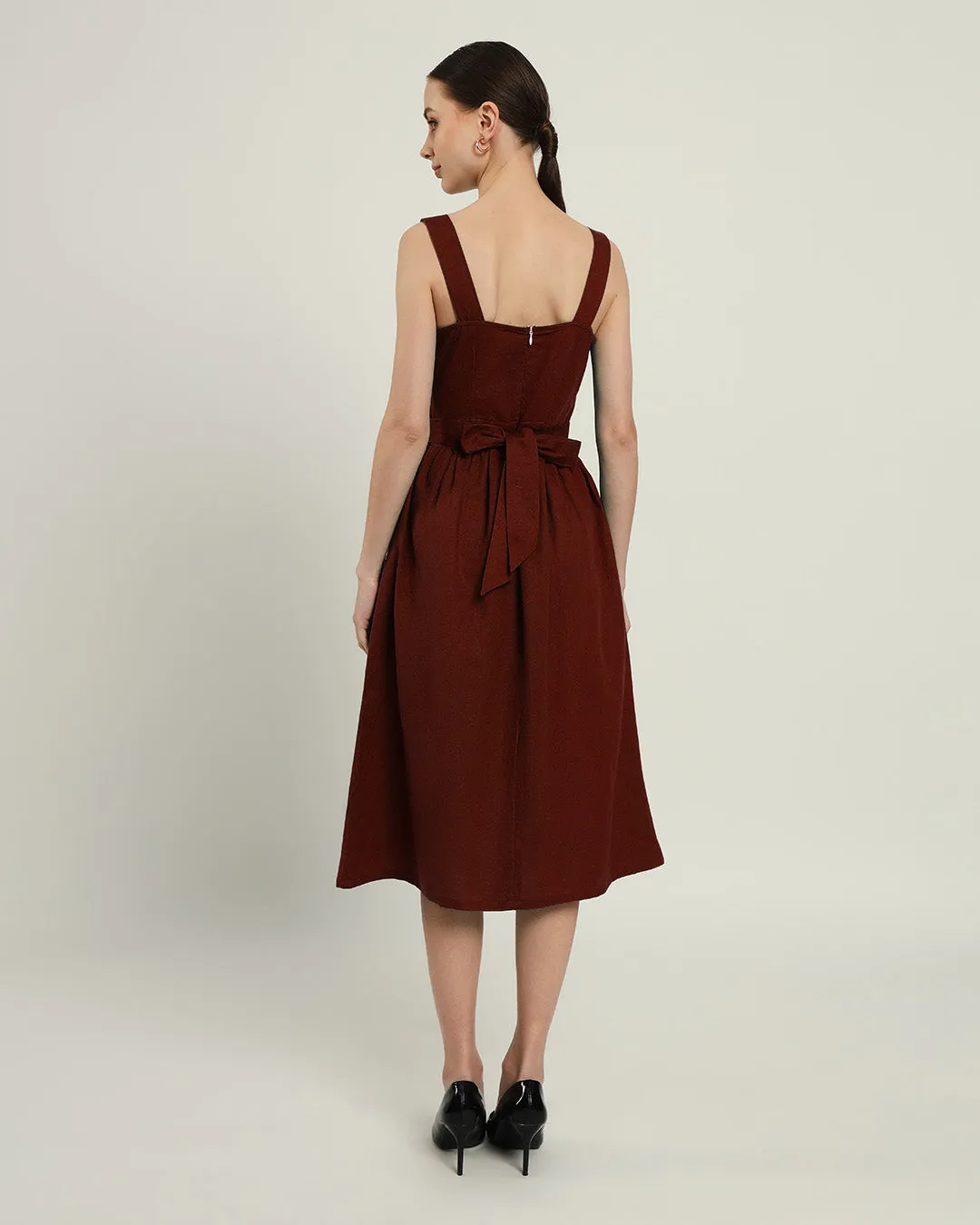 The Mihara Rouge Cotton Dress