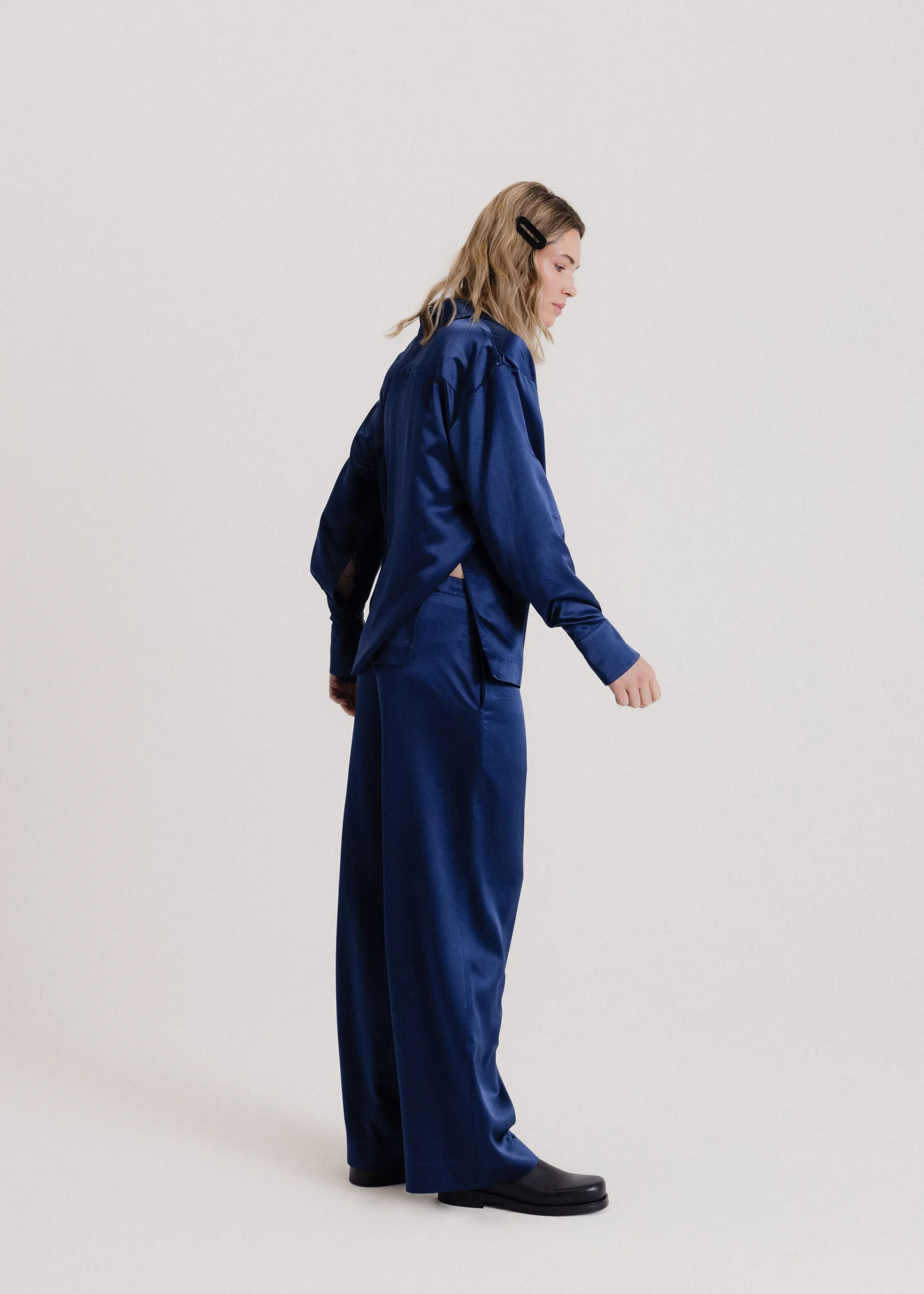 The Signature Silk Set in Royal Blue