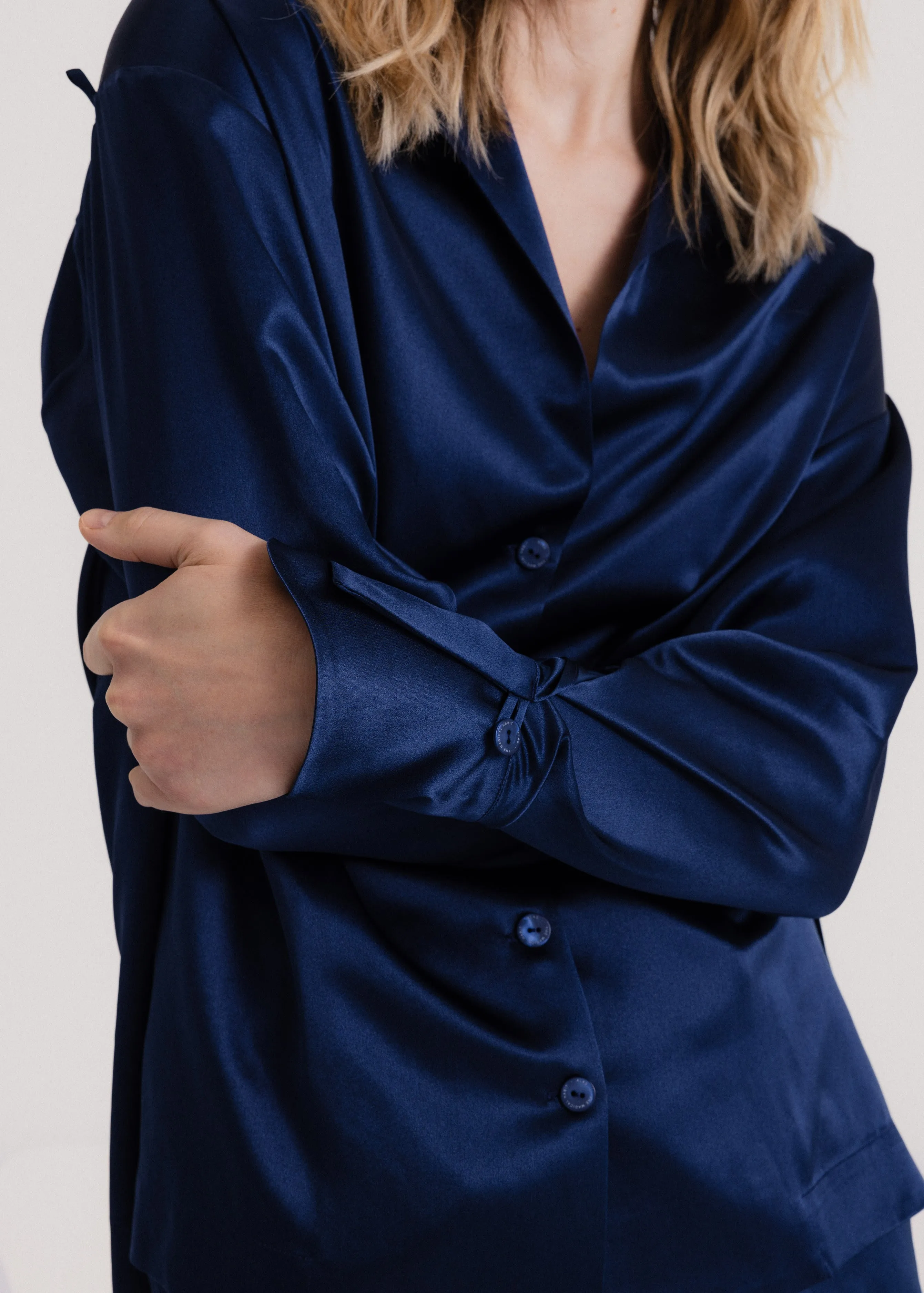 The Signature Silk Set in Royal Blue