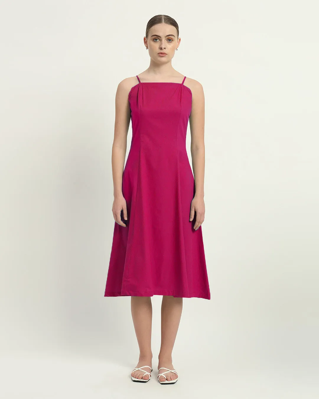 The Valatie Berry Cotton Dress