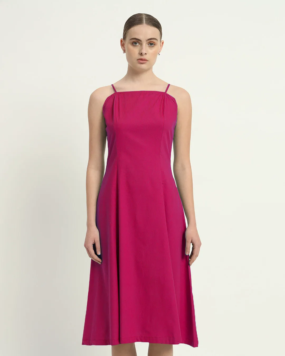 The Valatie Berry Cotton Dress