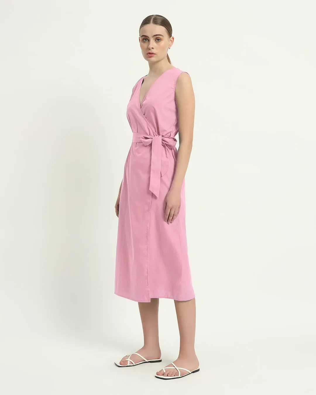 The Windsor Fondant Pink Cotton Dress