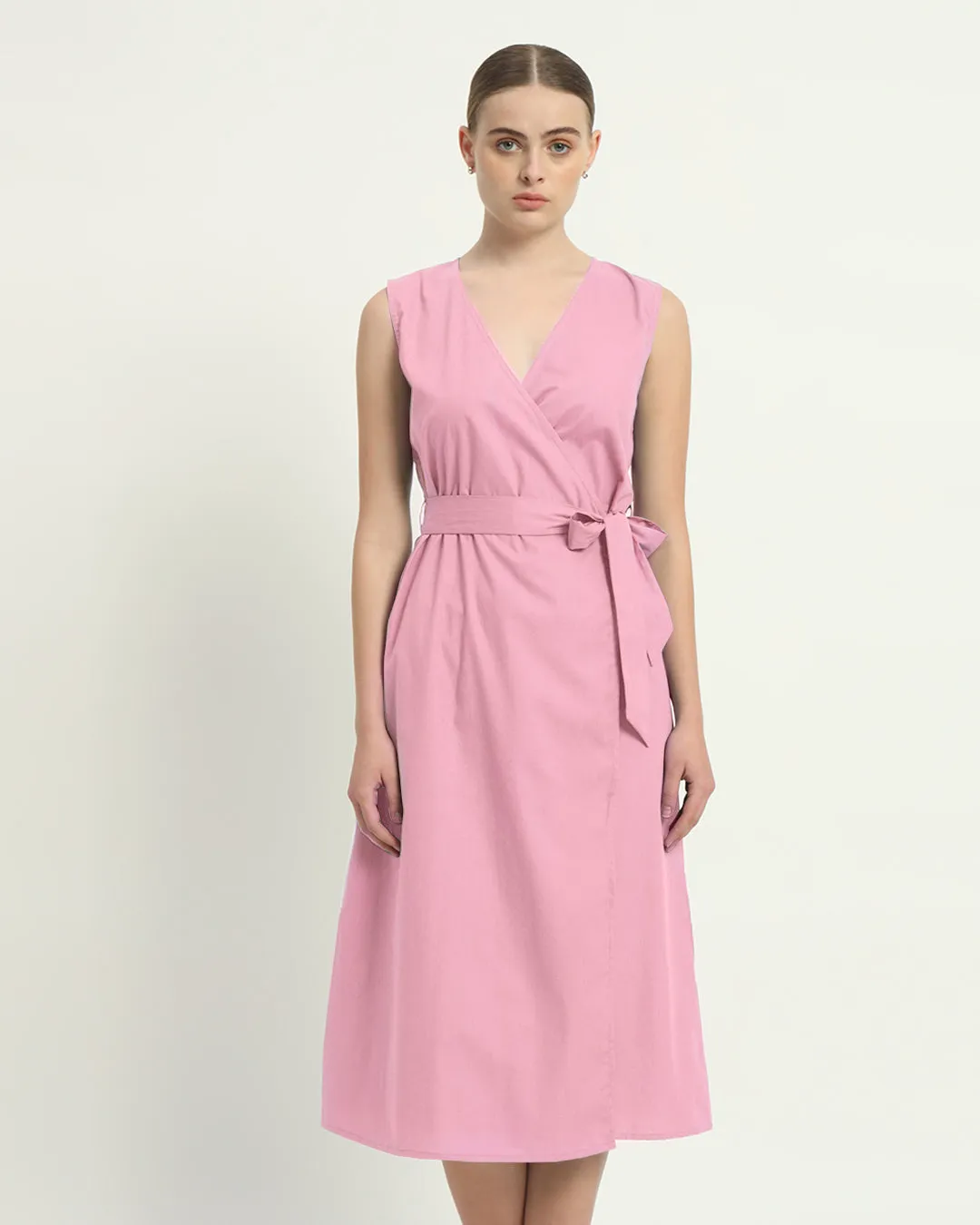 The Windsor Fondant Pink Cotton Dress