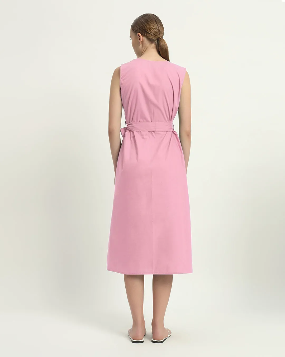 The Windsor Fondant Pink Cotton Dress