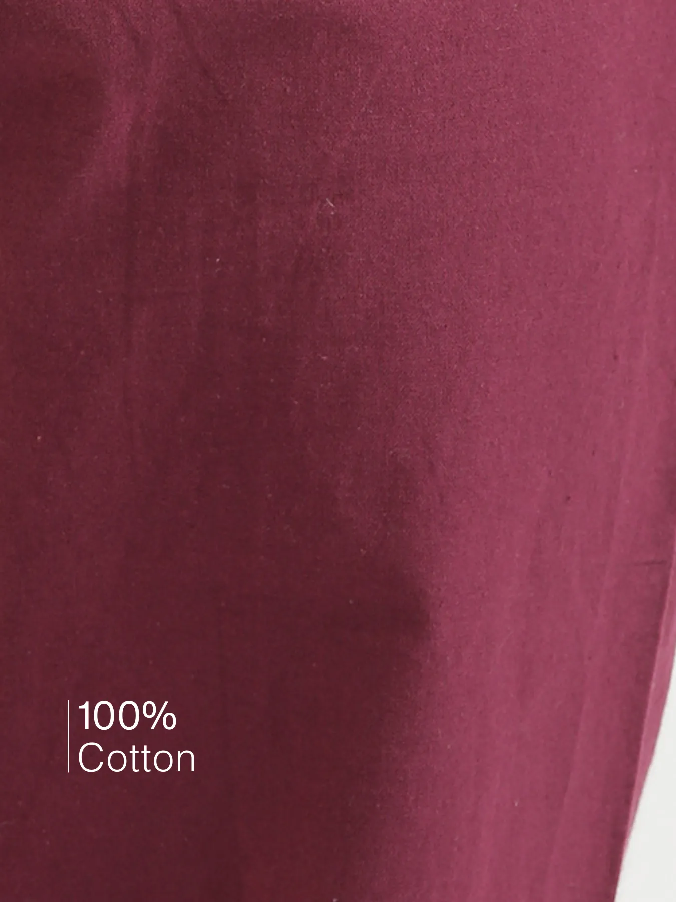 Wine 100% Cotton - Everyday Pants