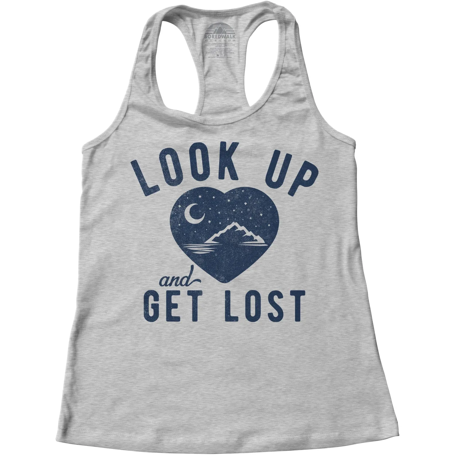 Women's Look Up and Get Lost Racerback Tank Top