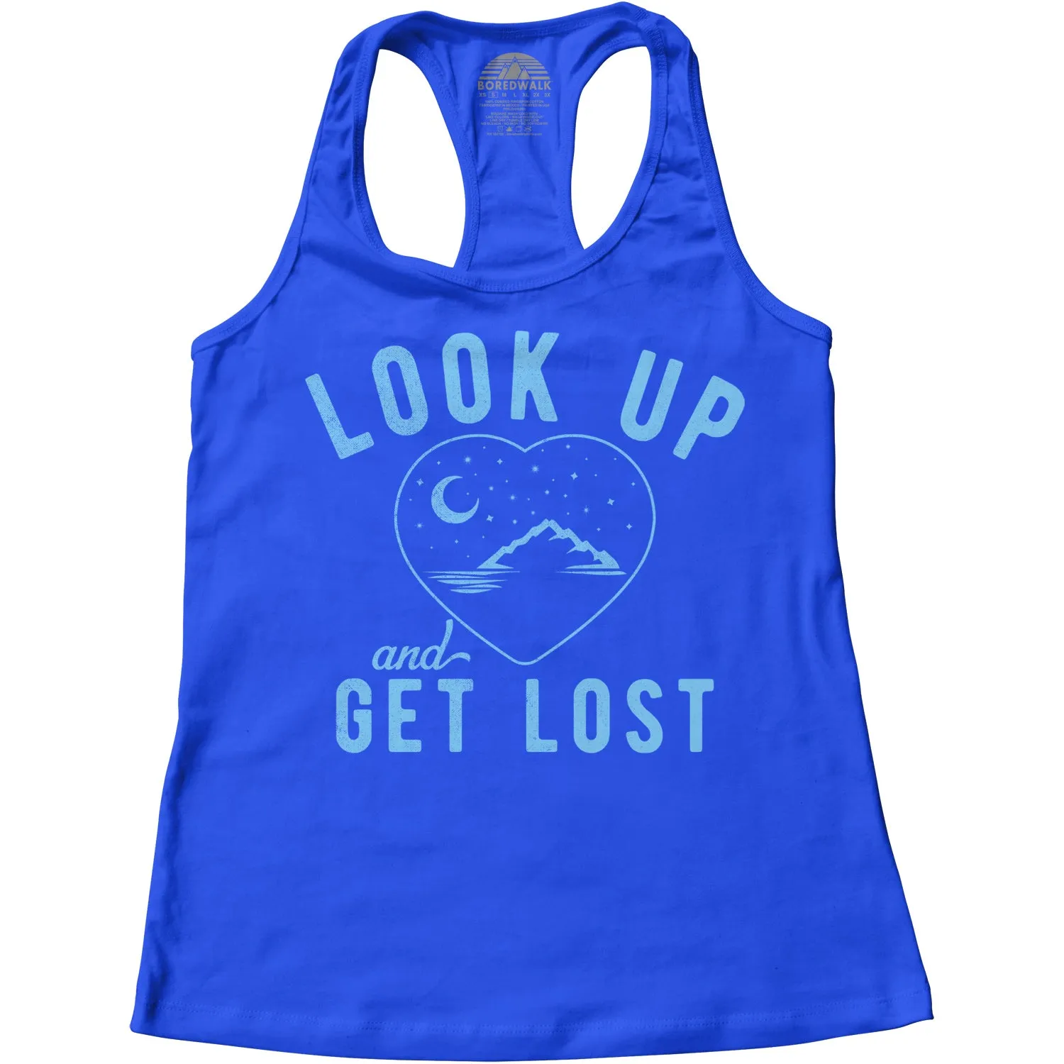 Women's Look Up and Get Lost Racerback Tank Top